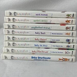 Baby Einstein DVD Lot of 8 Disney Educational Classics